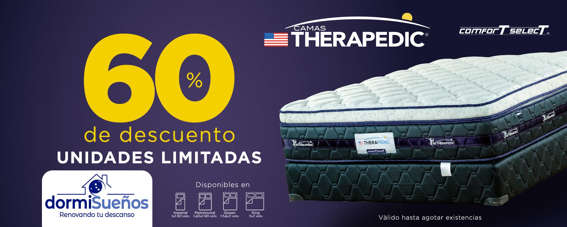 Formato web pc therapedic promo unidades limitadas